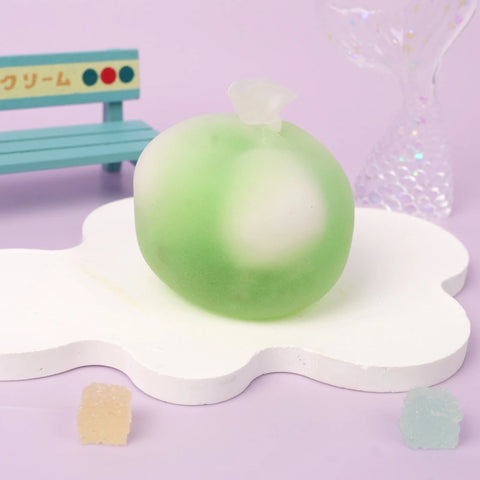 Pawtoto ハンドメイド センサリースクイーズボール – ストレス解消フィジェットトイ、柔らかく伸縮性のあるスクイーズボールコレクション