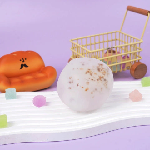 Pawtoto ハンドメイド センサリースクイーズボール – ストレス解消フィジェットトイ、柔らかく伸縮性のあるスクイーズボールコレクション