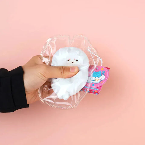 Pawtoto かわいい動物スクイーズおもちゃ 手作り 食品グレードシリコン クリーミー粘土 中程度の柔らかさ 中程度の反発力