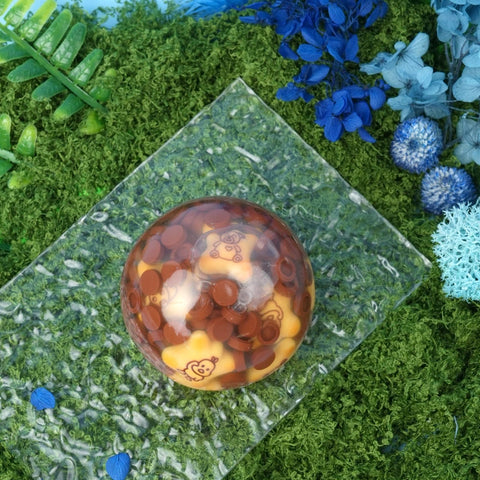 Pawtoto ミニベビーピーナッツイエロースクイーズおもちゃ 手作り食品グレードシリコン クリーミーな感触 柔らかく素早く反発