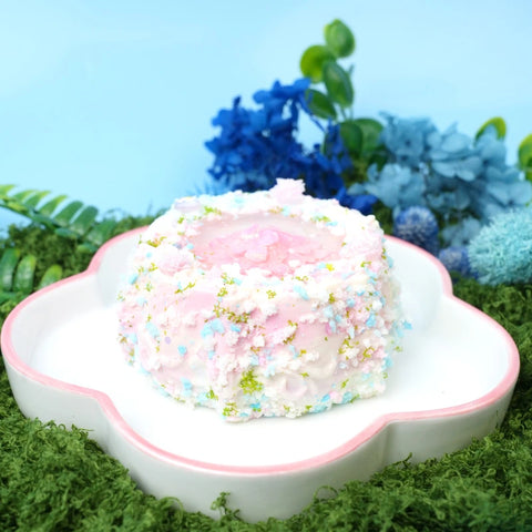 Pawtoto 花言葉：クリスタルロマンスウィッシングプールブルースクイーズおもちゃ手作り食品グレードシリコンクリーミークレイソフトクイックリバウンド