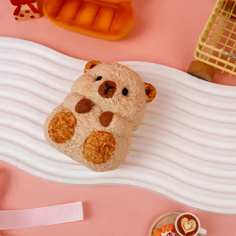 Pawtoto かわいい動物スクイーズおもちゃ 手作り 食品グレードシリコン クリーミー粘土 中程度の柔らかさ 中程度の反発力