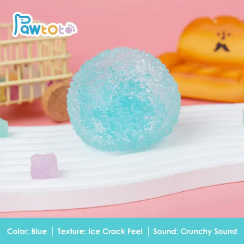 Pawtoto クリスタル モチボール スクイーズ おもちゃ ハンドメイド TPR ソフト