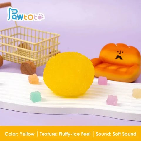 Pawtoto クリスタル モチボール スクイーズ おもちゃ ハンドメイド TPR ソフト