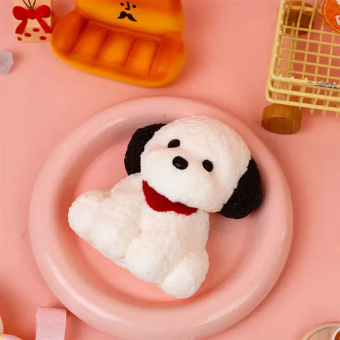 Pawtoto かわいい動物スクイーズおもちゃ 手作り 食品グレードシリコン クリーミー粘土 中程度の柔らかさ 中程度の反発力
