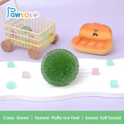 Pawtoto クリスタル モチボール スクイーズ おもちゃ ハンドメイド TPR ソフト