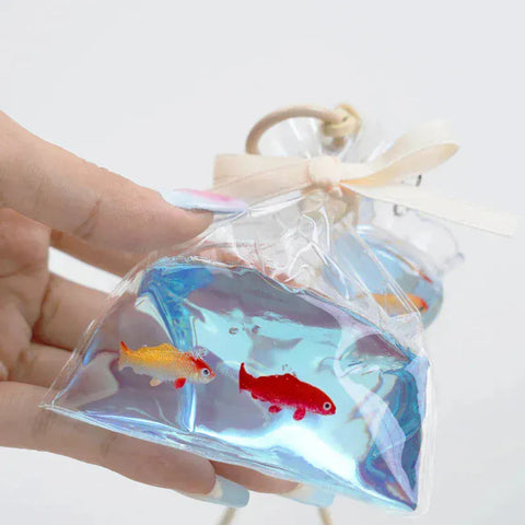 Pawtoto ゴールデンフィッシュ レッド スクイーズ おもちゃ ハンドメイド 食品グレードシリコン 水っぽい感触 しっかりしたソフト 素早い反発